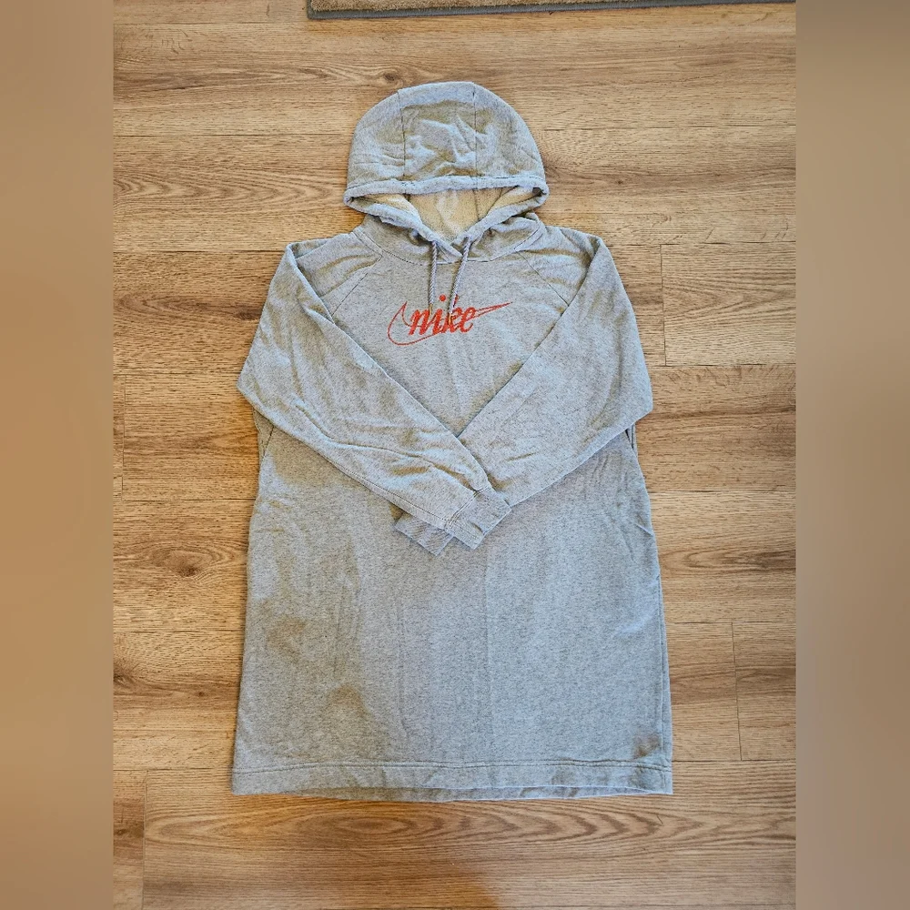 Nike Gray Hoodie Dress, Size Medium